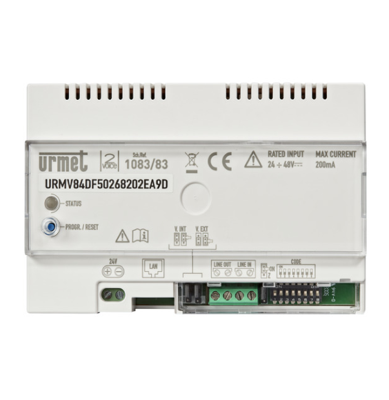 Dispositivo di inoltro chiamata Multiutenza CallMe 2Voice Urmet 1083/83