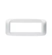 Placca Ave Sistema 45 6 Moduli Bianco Banquise 45PB06BB