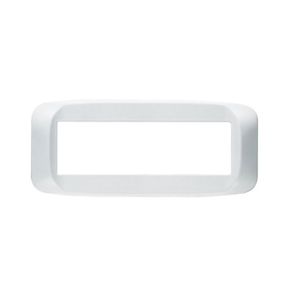 Placca Ave Sistema 45 6 Moduli Bianco Banquise 45PB06BB