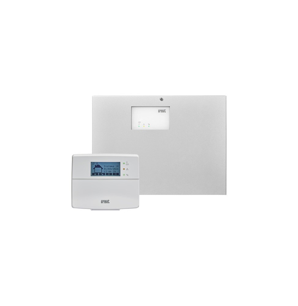 Kit Antifurto con centrale home evolution a 10 zone e Tastiera 10 zone Urmet 1068/908