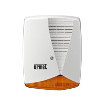 Sirena autoalimentata con lampeggiante da esterno Urmet 1033/414