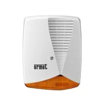 Sirena autoalimentata con lampeggiante da esterno Urmet 1033/414