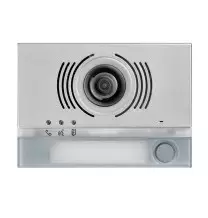 Modulo frontale per posto esterno audio video 1 pulsante Grigio Alpha Urmet 1168141G