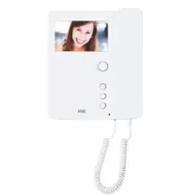 Videocitofono con cornetta a 2 fili per sistema 2 Voice bianco Urmet 17501