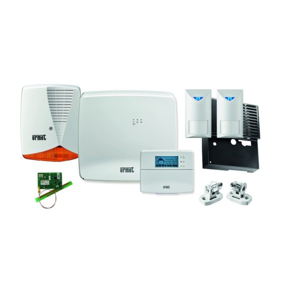 Kit Antifurto Professional con centrale 10 Ingressi Bus Urmet 1068/906