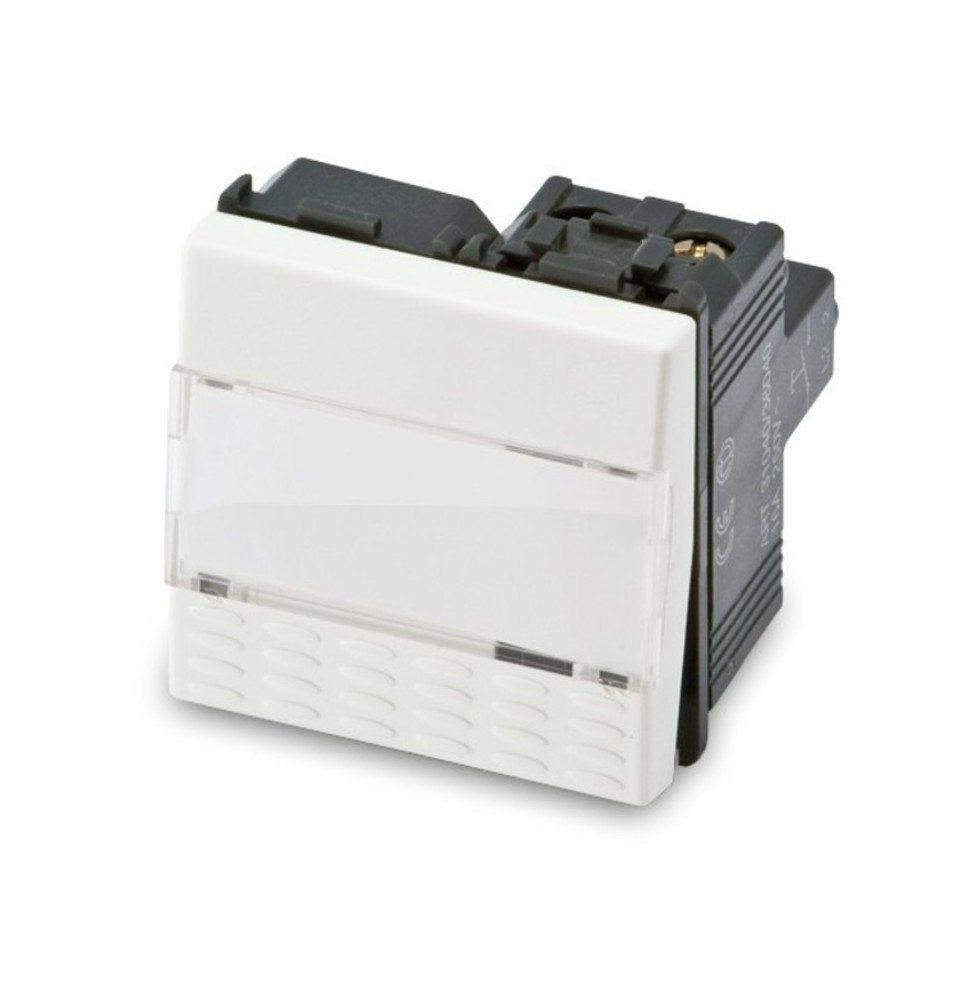 Pulsante Portanome Unipolare 16A Master MIX 21040