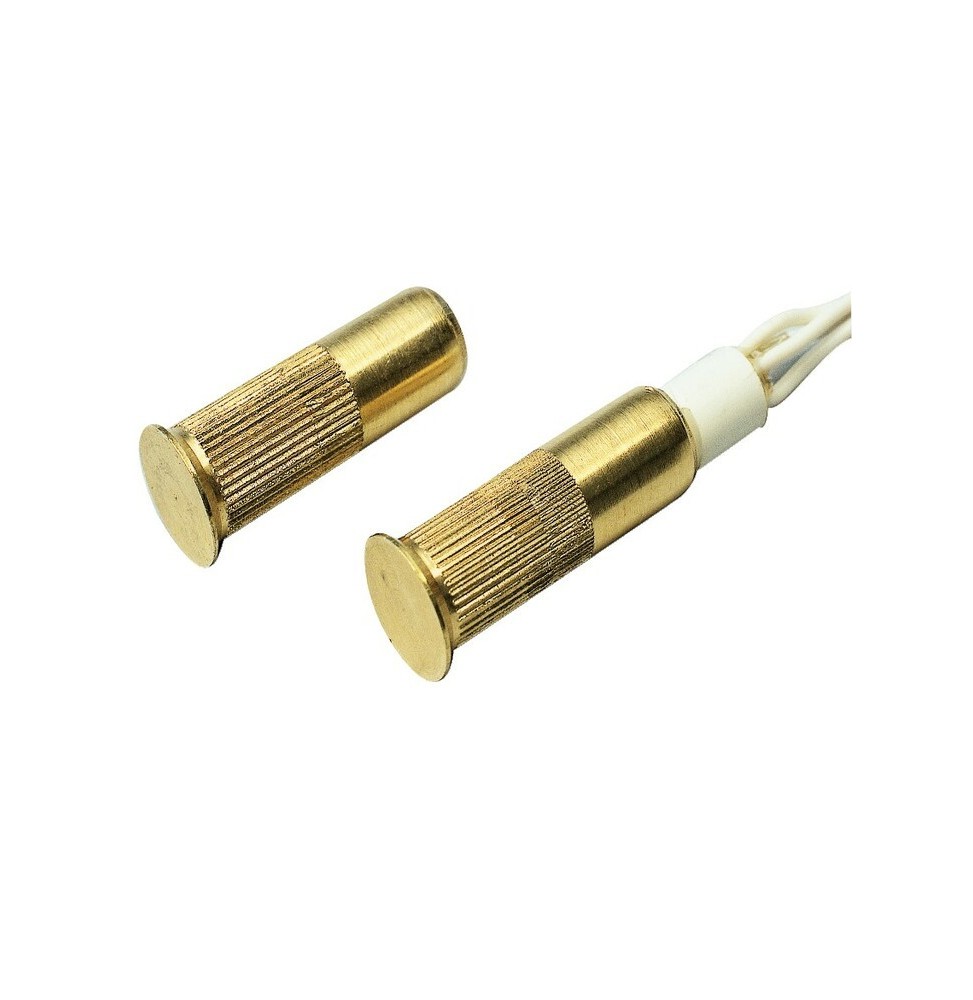 Contatto da incasso in ottone per porte in legno Urmet 1033/703
