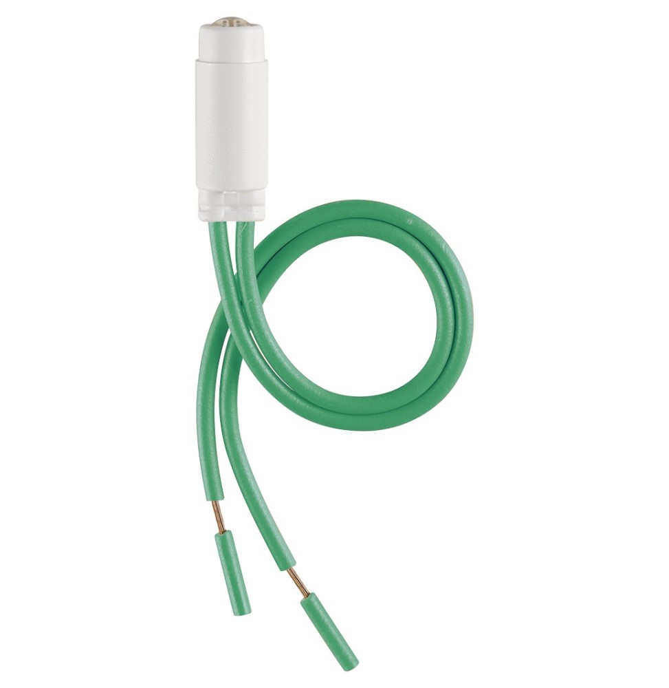Spia luminosa a LED 250V 0,35W Verde Vimar 00936.250.G
