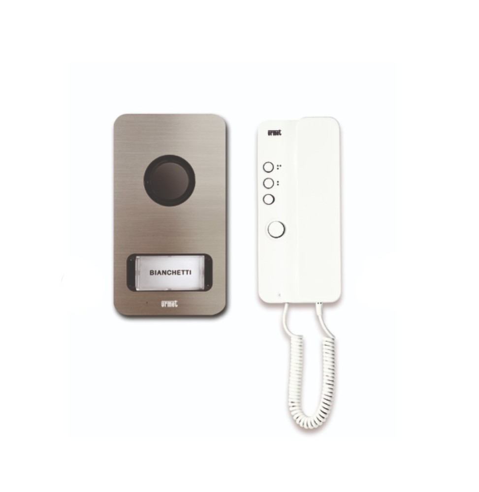 Kit Audio Monofamiliare 4+N Fili Mikra e citofono Miro Urmet 1122601