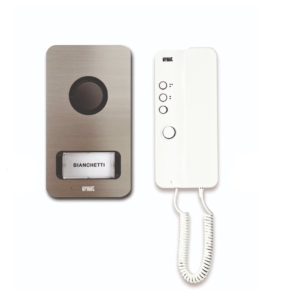 Kit Audio Monofamiliare 4+N Fili Mikra e citofono Miro Urmet 1122601