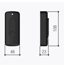 Coppia di fotocellule da esterno ad infrarosso  Came 001DIR10