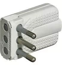 Spina volante Attacco piccolo 10A Standard Italiano Bticino Bianca S2465TAE