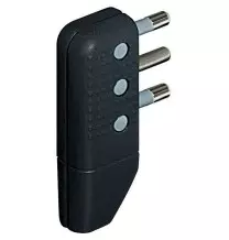 Spina volante a pipa Attacco Grande 16A Standard Italiano Bticino Grigia S2468TGE