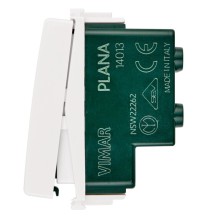 Invertitore Vimar Plana 16A bianco con tasto intercambiabile 14013