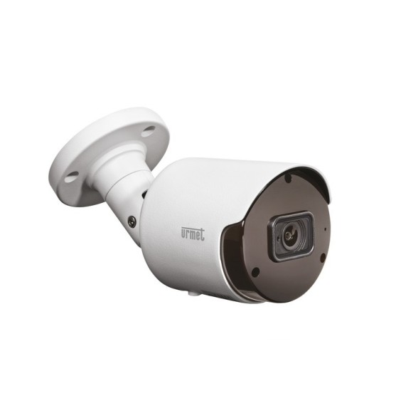 Telecamera Bullet IP 5MP ottica fissa 2.8mm IR IP67 Plus AI con analisi video URMET 1099500B