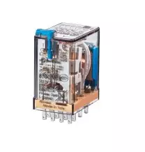 Relè industriale con terminali Faston 24V DC 4 contatti 7A Finder 55349024