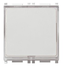 Pulsante portanome Unipolare Vimar Plana bianco 14050
