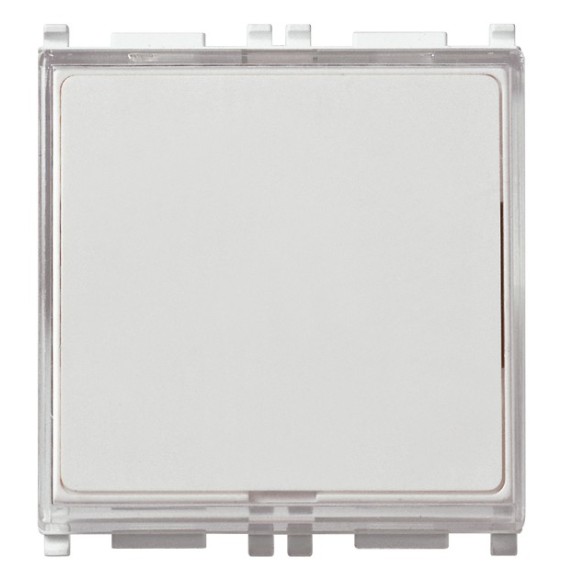Pulsante portanome Unipolare Vimar Plana bianco 14050