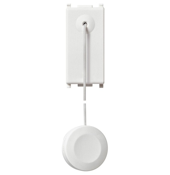 Pulsante a tirante Vimar Plana 1 Polo NO 10A bianco 14052