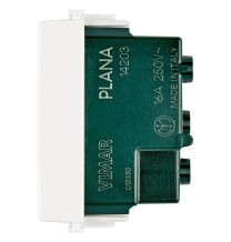 Presa Elettrica Bipasso Vimar Plana colore bianco 2 Poli + Terra 14203