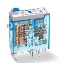 Mini relè industriale bobina24V DC 2 contatti 8A Finder 465290240040