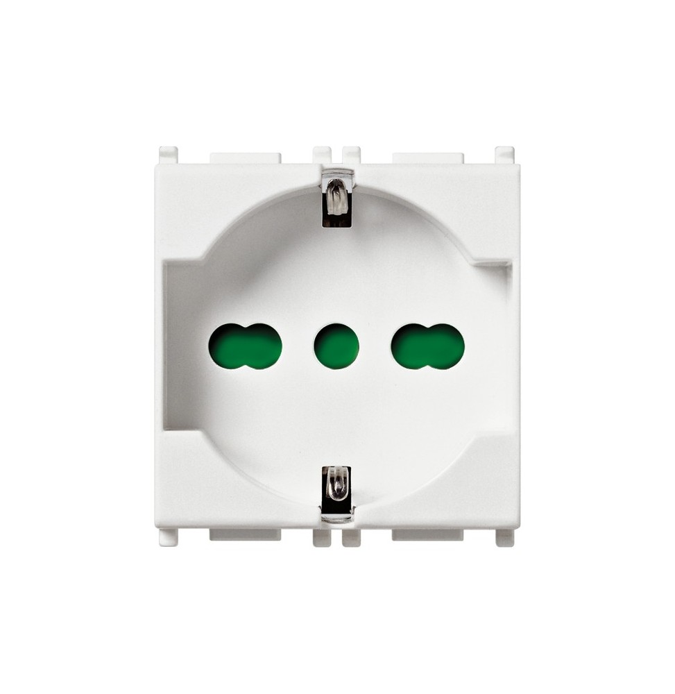 Presa universale Trivalente Vimar Plana 2P+T 16A bianco 14210
