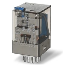 Relè 3 Contatti terminali ad innesto bobina 24V DC Finder 601390240040
