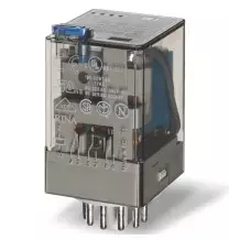 Relè 3 Contatti terminali ad innesto bobina 24V DC Finder 601390240040