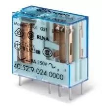 Mini relè per circuito stampato 12V DC 2 contatti 8A Finder 405290120000