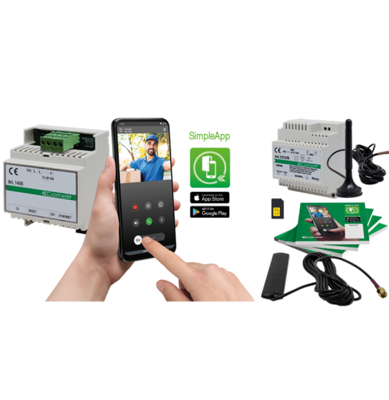 Kit inoltro chiamate su smartphone videocitofoniche Comelit K1406