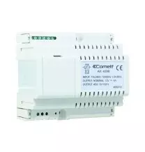 Alimentatore per telecamere guida Din 6 Moduli 12Vdc 4A  Comelit 4399.
