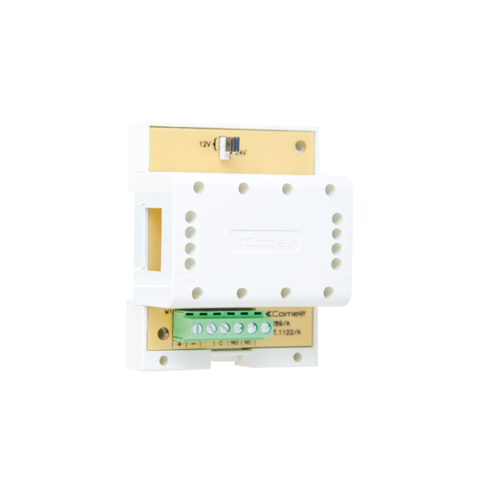 Relè Modulare per vari utilizzi 12-24V DC-AC Comelit 1122/A