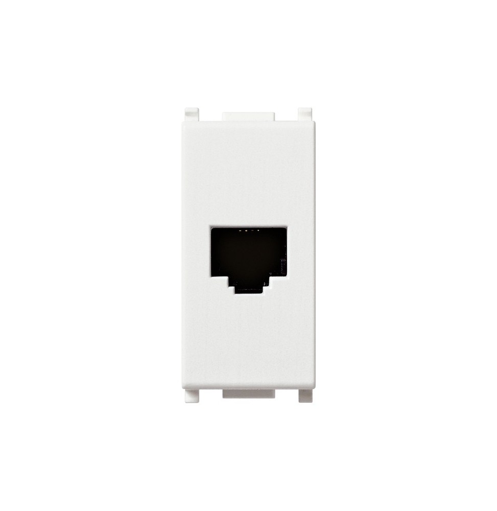 Presa Telefonica RJ11 64 morsetti a vite Vimar Plana bianca 14320