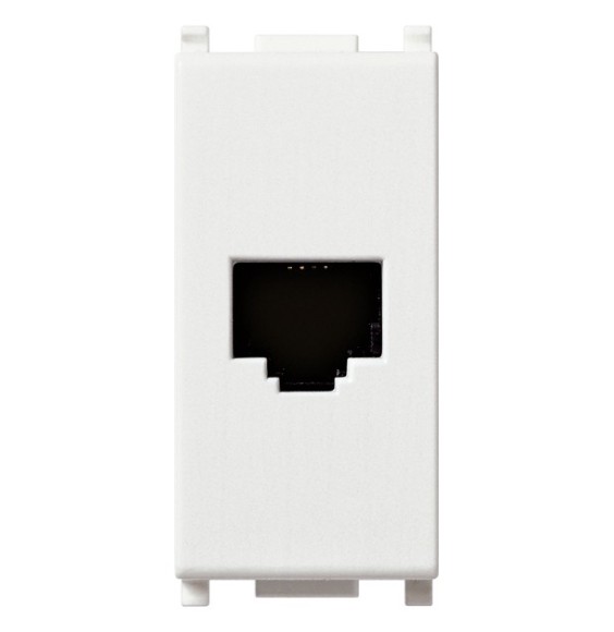 Presa Telefonica RJ11 64 morsetti a vite Vimar Plana bianca 14320