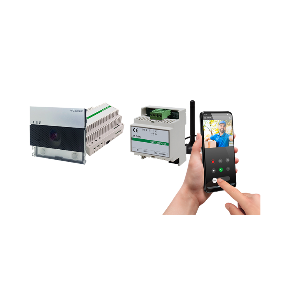 Kit Video inoltro chiamate base impianto Comelit UT9000CON