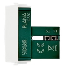 Presa Telefonica RJ11 6/4 morsetti a vite Vimar Plana bianca 14320