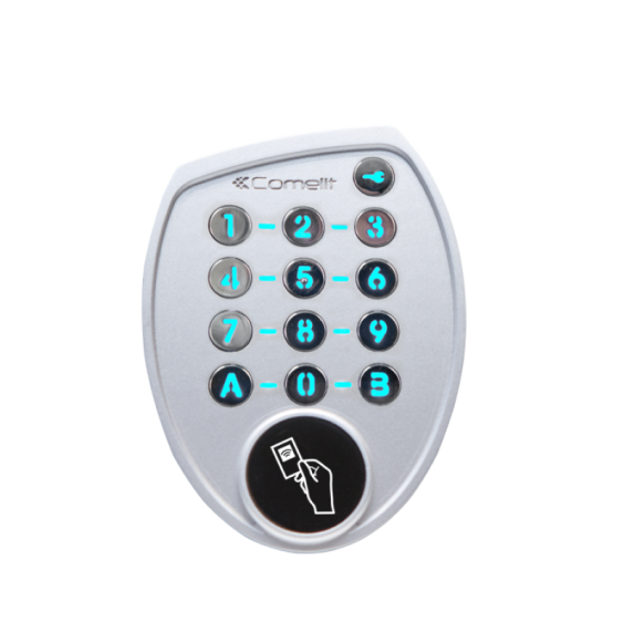 Chiave Elettronica con Tastiera Numerica e Lettore RFID Comelit SKR.
