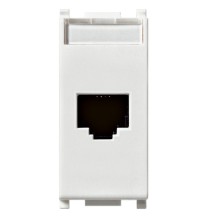 Presa di rete categoria 5E RJ45 Vimar Plana Netsafe UTP bianca 14339.11