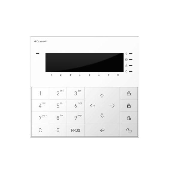 Tastiera di comando LCD con lettore RFID per Centrali Vedo Ultra Comelit VEDOKPR