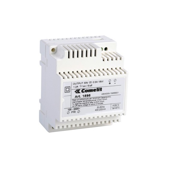 Alimentatore 33VDC Ingresso 120-230VAC per Pulsantiera Comelit Ikall 1595
