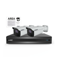 Kit videoregistratore NVR 8 canali con 2 telecamere Comelit IPKIT008N05PB