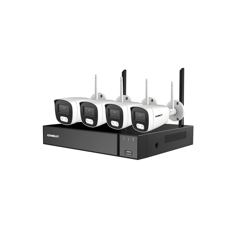 Kit Wi-Fi con 4 telecamere da 5MP e 1 NVR Comelit WIKIT004S05NA