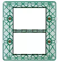 Supporto Vimar Plana 3+3 Moduli  per scatole 6 Posti quadrate 14619