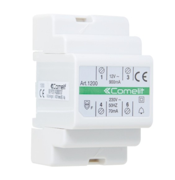 Trasformatore 15VA 230V ingresso e 12V uscita Comelit 1200