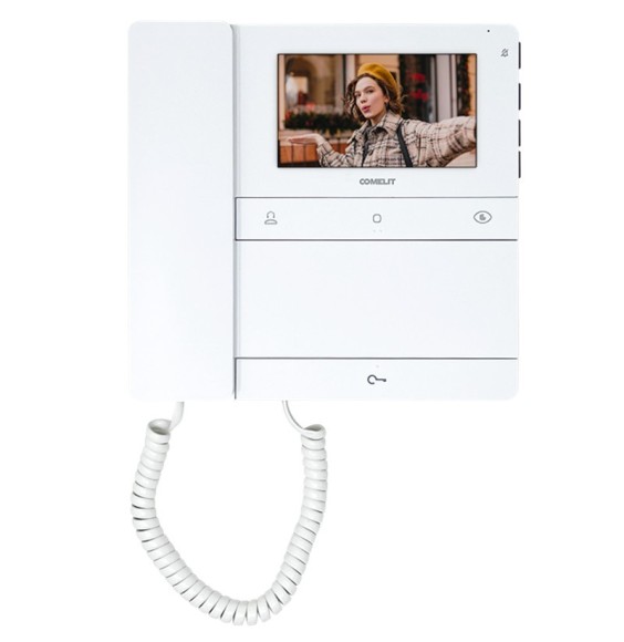Videocitofono a cornetta per sistema Simplebus 2 modello People Comelit PL6701