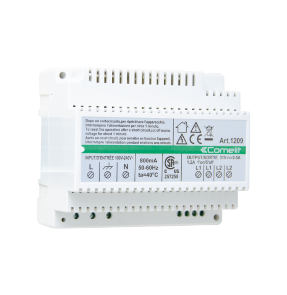Alimentatore per Kit Audio/Video Comelit SIMPLEBUS2 1209