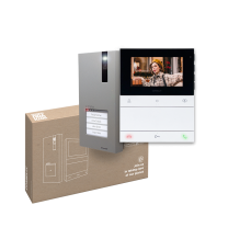 Kit monofamiliare con pulsantiera Quadra e Monitor Vivavoce Comelit PL8461V