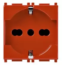 Presa universale Trivalente Vimar Plana 2P+T 16A Rossa 14210.R