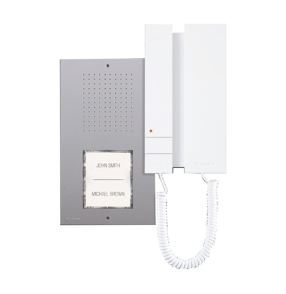 Kit Citofonico Mono o Bifamiliare Pulsantiera Ciao 4+N Comelit KCA5061B