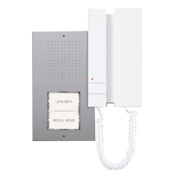Kit Citofonico Mono o Bifamiliare Pulsantiera Ciao 4+N Comelit KCA5061B